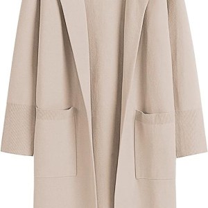 Open-Front Cardigan Coat